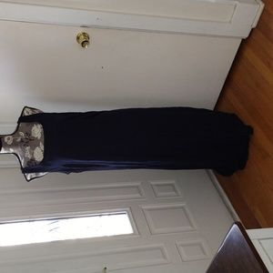 Faded Glory Navy Maxi Dress XL